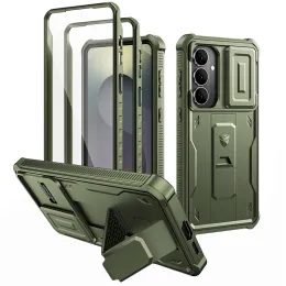 Dexnor 360 Kickstand Camprotector θήκη Samsung Galaxy S26 Plus, πράσινη