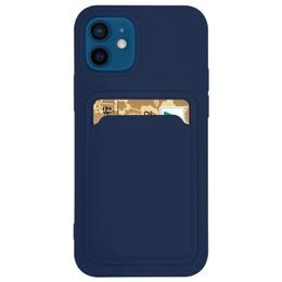 Card Case obal, Samsung Galaxy A12, modrý