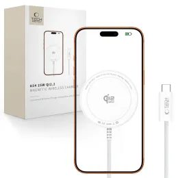 Tech-Protect A54 Încărcător Wireless MagSafe 25 W QI2.2, alb