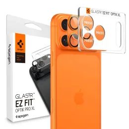 Spigen Optik Pro XL TR EZ Fit προστασία κάμερας, iPhone 17 Pro Max, πορτοκαλί