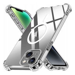 Husa transparentă Techsuit Shockproof MagSafe, iPhone 14