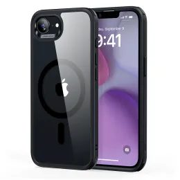 Kryt ESR Hybrid HaloLock MagSafe pre iPhone 16e, čierno-priehľadný