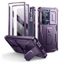 Dexnor 360 Kickstand Camprotector etui Samsung Galaxy S24 Ultra, fioletowy