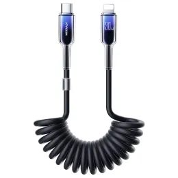 Joyroom S-A43 USB-C Lightning kábel, 30W, 1,5 m, fekete, 1,5 m, fekete