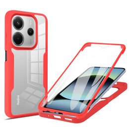 JP Defense colorful obal, Xiaomi Redmi Note 14 5G, červený
