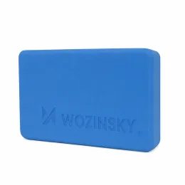 Wozinsky WKDJ-B1 Kostka na jógu, pilates a strečink, modrá