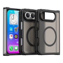 Techsuit HaloFrost II MagSafe Case für iPhone Duo - Magnetische Schutzhülle - Schwarz