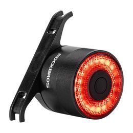 Rockbros Q3 Tylne światło rowerowe, czarne