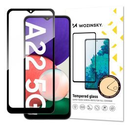 5D Zaščitno kaljeno steklo za Samsung Galaxy A22 5G, črno