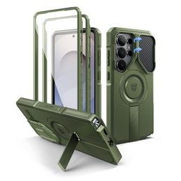 Dexnor MagSafe 360 Kickstand Camprotector husă Samsung Galaxy S26 Ultra, verde