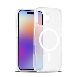 JP MagFit Colour MagSafe калъф с N52 магнит, iPhone 17, бял