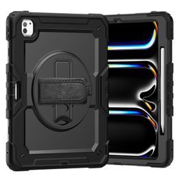 JP Solid360 táblagép tok, iPad Pro 13 2024, fekete