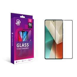 Xiaomi Redmi Note 15 4G / 5G aizsargstikls – JP Titan ekstra izturīgs rūdītais stikls – melns