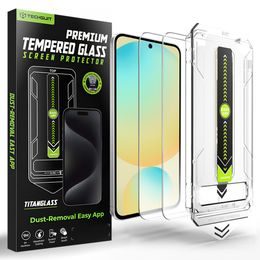 Samsung Galaxy S24 FE / A56 5G kaitseklaas – Techsuit TitanGlass CrystalHD 2 tk