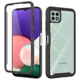 Techsuit Defense360 Pro + védőfólia, Samsung Galaxy A22 5G, fekete