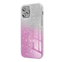 Obal Forcell Shining, Samsung Galaxy A52 5G / A52 LTE (4G) / A52S, stříbrno růžový