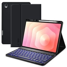 Θήκη Tech-Protect SC Pen + πληκτρολόγιο, Samsung Galaxy Tab S12+ Plus 12.4 X840 / X846B, μαύρη