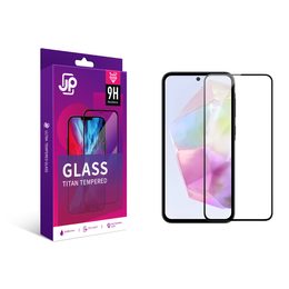 JP Titan extra robustes Panzerglas, Samsung Galaxy A35, schwarz