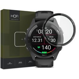 Hofi Hybrid Pro+ Displayschutz aus gehärtetem Glas, Garmin Forerunner 265, schwarz