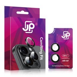 JP Camring Fit, zaščitno steklo za objektiv fotoaparata, Samsung Galaxy S25 Edge, črno