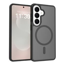 JP MagFit Colour θήκη MagSafe με μαγνήτη N52, Samsung Galaxy S26 Plus, μαύρη