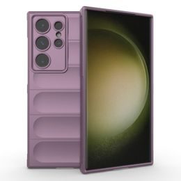 Magic Shield etui, Samsung Galaxy S23 Ultra, vijoličen