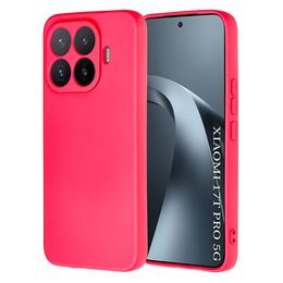 Techsuit SoftFlex Hoesje voor Xiaomi 17T Pro - Siliconen Case - Roze