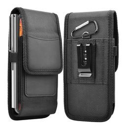 Techsuit Torba za telefon s kopčom za pojas, L, 15 x 8 x 2,5 cm, 6 inča, crna (TWB1)