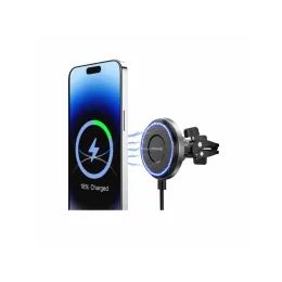 Suport auto Swissten cu încărcare wireless, negru