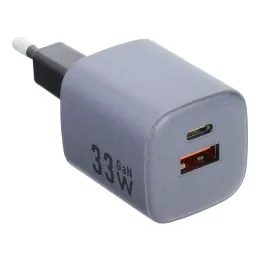 Forcell F-Energy adaptér VT-31 33W GaN USB-C a USB A, šedý