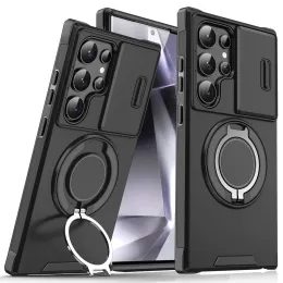 Camslide Stand etui, Samsung Galaxy S25 Ultra, črn