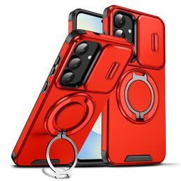 Husă Camslide Stand, Samsung Galaxy S25 FE / S26 FE, roșu