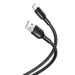 Cablu XO NB212 USB - USB-C, 1 m, negru