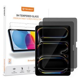 Techsuit ArmorGlass CrystalHD Privacy, iPad Pro 11 (2024) / iPad Pro 11 (2025), 2 sztuki