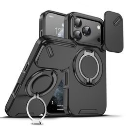 Camslide Stand etui, iPhone 18 Pro, črn