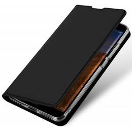 Dux Ducis Skin Leather case, husă tip carte, Huawei P Smart 2020, neagră