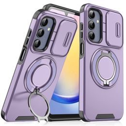 Etui Camslide Stand, Samsung Galaxy A23, fioletowe