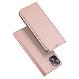 Dux Ducis Skin Pro, Klapphülle, iPhone 15 Plus, rosa