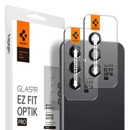 Spigen Optik.TR Ez Fit zaščita za kamero, 2 kosa, Samsung Galaxy S23 FE, črna