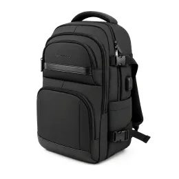 Wozinsky WPW-20L Reisrugzak met Laptopvak tot 15", 40 × 20 × 25 cm, Zwart