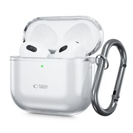 Tech-Protect FlexAir tok, Apple AirPods 4, átlátszó