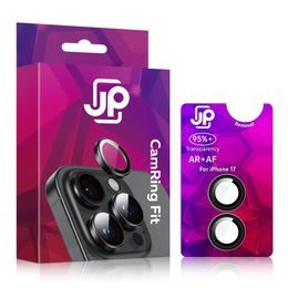 JP Camring Fit, προστατευτικό τζαμάκι για φακό κάμερας, iPhone 17, μαύρο