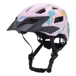 Casco da ciclismo per bambini Wozinsky con visiera rimovibile S, rosa