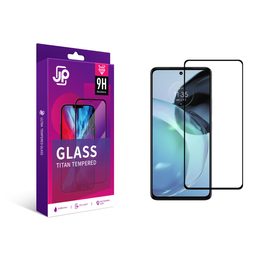 JP Titan extra odolné tvrzené sklo, Motorola Moto G54, černé