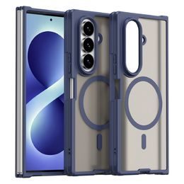 Techsuit HaloFrost II MagSafe Schutzhülle für Samsung Galaxy Z Fold8 Ultra - Magnetische Handyhülle - Blau