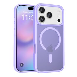 JP MagFit Colour MagSafe tok N52 mágnessel, iPhone 17 Pro, lila