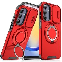 Etui Camslide Stand, Samsung Galaxy A23, czerwone