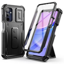 Tech-Protect Kevlar Cam+ pouzdro, Samsung Galaxy A15 4G / 5G, černé