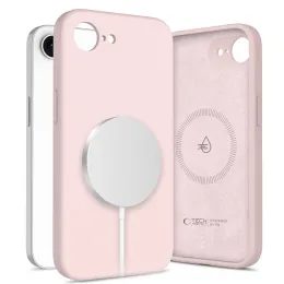 Tech-Protect Liquid Silicone MagSafe, iPhone 16e, roz