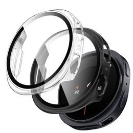 Tech-Protect Defense360 Samsung Galaxy Watch 8 / 9 (40 mm) kaitseümbris karastatud klaasiga 2 tk – must / läbipaistev